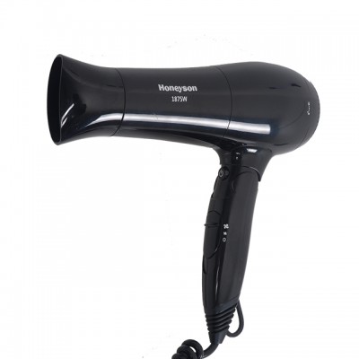 Honeyson hotel room 2000W foldable handle professional hair dryer ionic