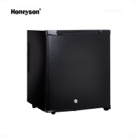 Honeyson mini led light 30l mini bar fridge hotel mini bar refriger  with lock