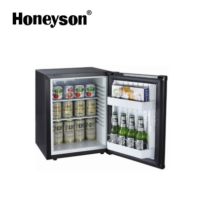 Honeyson new top hotel quiet glass mini bar fridge for sale